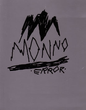 Monno - Error - Near Mint (NM or M-) - CD