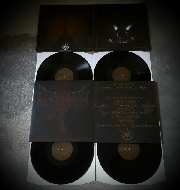 Blood Moon (3) - Through The Scarlet Veil - Mint (M) - Vinyl,Vinyl,All Media