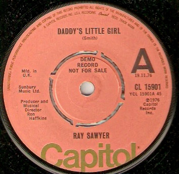 Ray Sawyer - Daddy's Little Girl - Very Good Plus (VG+) - Vinyl
