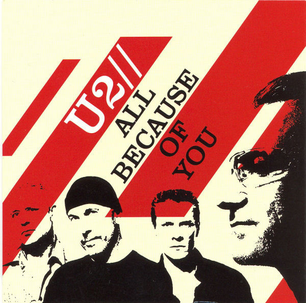 U2 - All Because Of You - Mint (M) - CD
