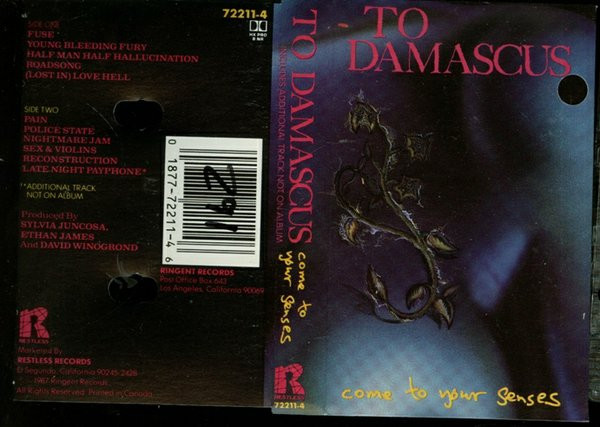 To Damascus - Come To Your Senses - Mint (M) - Cassette