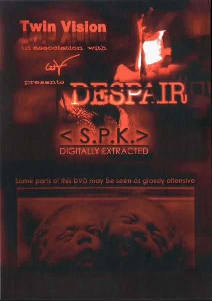S.P.K.* - Despair - Mint (M) - DVD