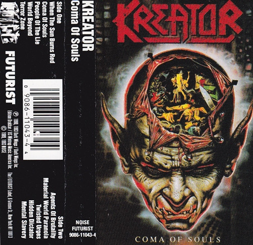 Kreator - Coma Of Souls - Near Mint (NM or M-) - Cassette