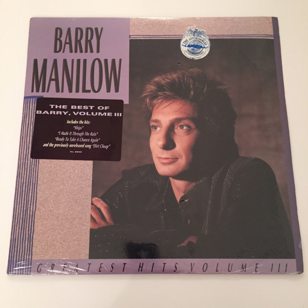 Barry Manilow - Greatest Hits Volume III - Very Good Plus (VG+) - Vinyl