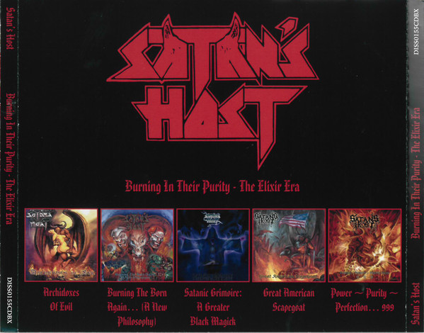 Satan's Host - Burning In Their Purity - The Elixir Era - Mint (M) - CD,CD,CD,CD,CD,Box Set