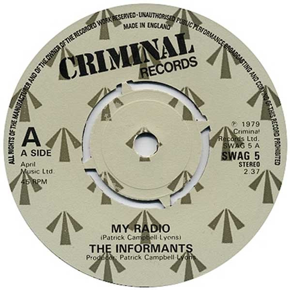 The Informants (3) - My Radio - Near Mint (NM or M-) - Vinyl