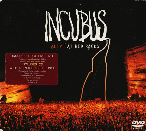 Incubus (2) - Alive At Red Rocks - Near Mint (NM or M-) - DVD,CD