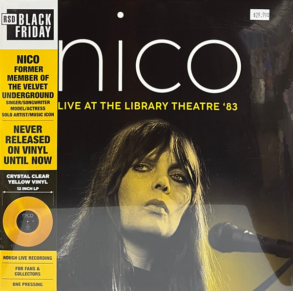 Nico (3) - Live At The Library Theatre '83 - Mint (M) - Vinyl
