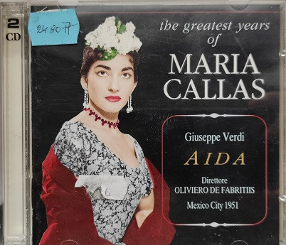 Giuseppe Verdi, Maria Callas, Oliviero De Fabritiis - Aida - Mint (M) - CD
