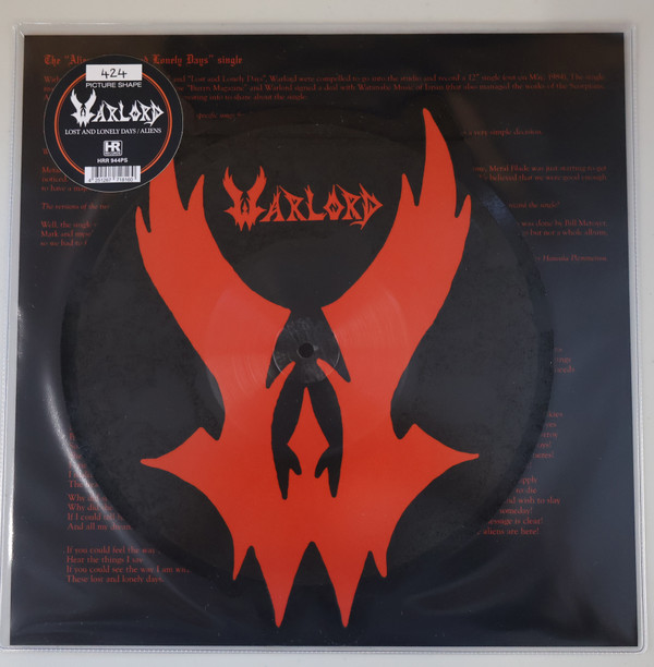 Warlord (2) - Lost And Lonely Days / Aliens - Mint (M) - Vinyl