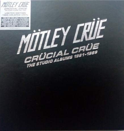 Mötley Crüe - Crücial Crüe (The Studio Albums 1981-1989) - Mint (M) - Box Set,Vinyl,Vinyl,Vinyl,Vinyl,Vinyl