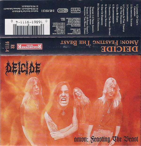 Deicide - Amon: Feasting The Beast - Near Mint (NM or M-) - Cassette