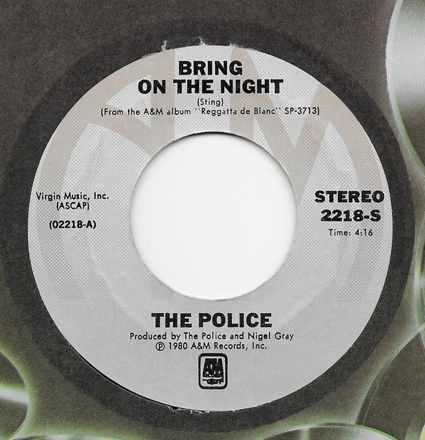 The Police - Bring On The Night - Very Good Plus (VG+) - Vinyl