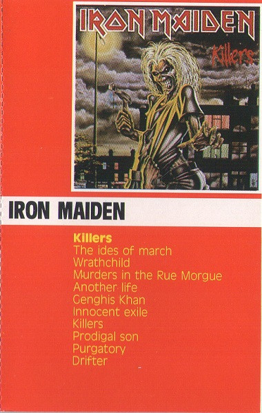 Iron Maiden - Killers - Very Good Plus (VG+) - Cassette