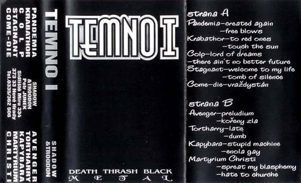Various - Temno I - Mint (M) - Cassette