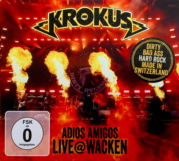 Krokus - Adios Amigos Live@Wacken - Mint (M) - CD,DVD