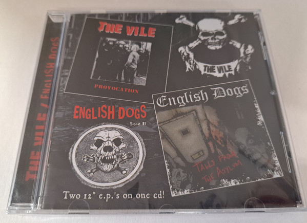 English Dogs, The Vile - 2 E.P.'s On 1 Cd Split - Mint (M) - CD