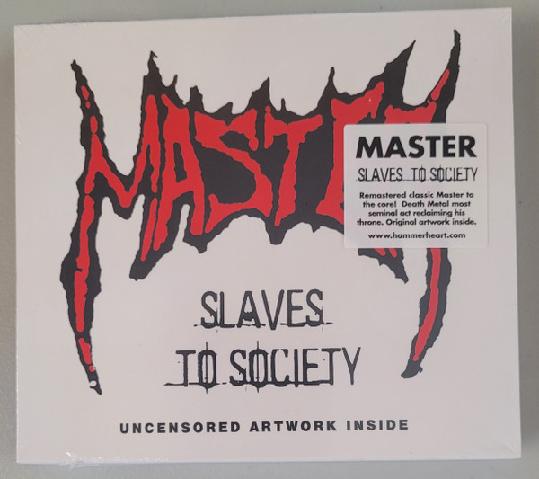 Master (2) - Slaves To Society - Mint (M) - CD