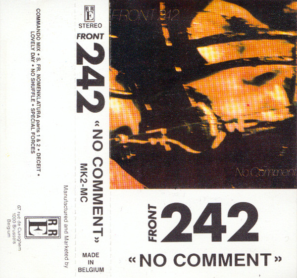 Front 242 - No Comment - Mint (M) - Cassette