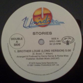 Stories / 1910 Fruitgum Co.* / Jaggerz* - Brother Louie / Simon Says / The Rapper - Very Good Plus (VG+) - Vinyl