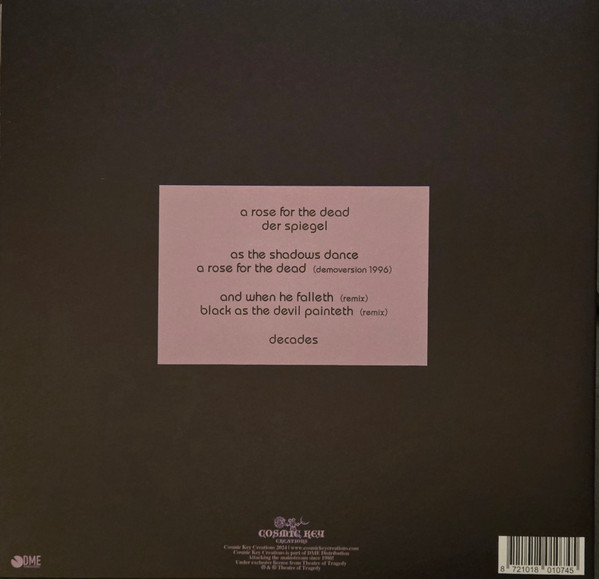Theatre Of Tragedy - A Rose For The Dead - Mint (M) - Vinyl