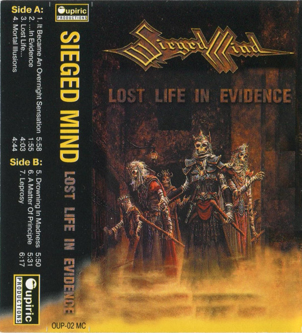 Sieged Mind - Lost Life In Evidence - Mint (M) - Cassette