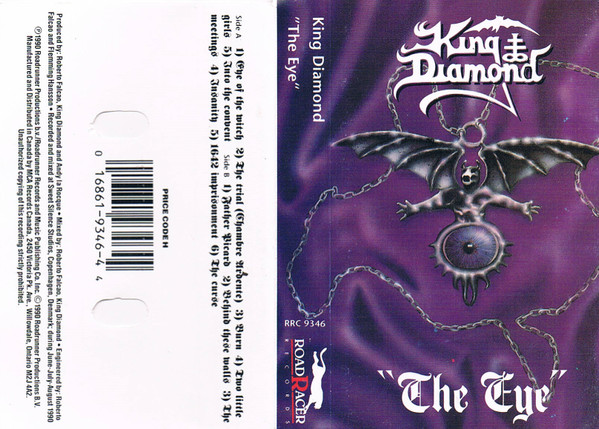 King Diamond - The Eye - Near Mint (NM or M-) - Cassette