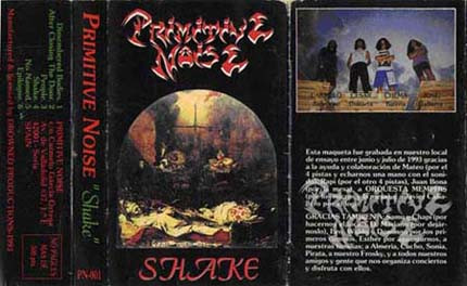 Primitive Noise - Shake - Near Mint (NM or M-) - Cassette