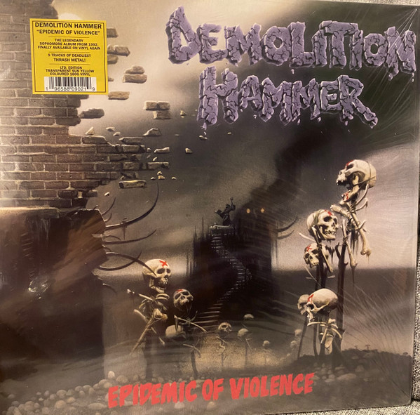 Demolition Hammer - Epidemic Of Violence - Mint (M) - Vinyl