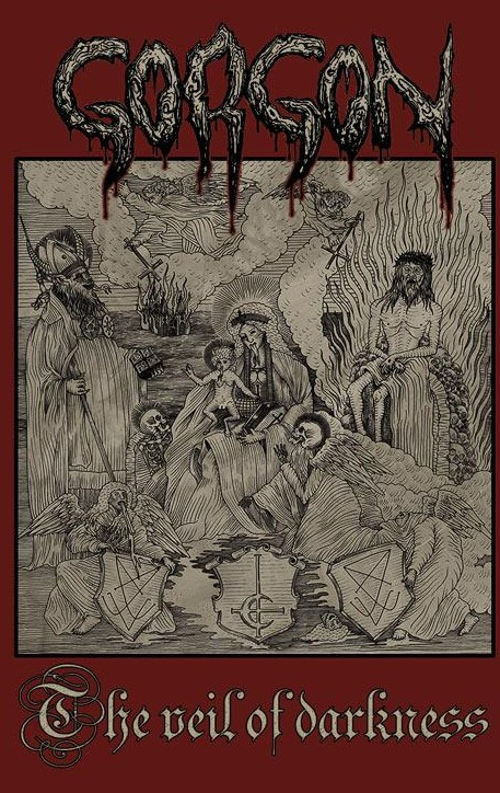 Gorgon (2) - The Veil Of Darkness - Near Mint (NM or M-) - Cassette