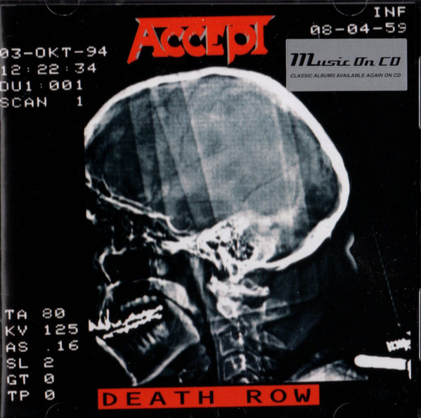 Accept - Death Row - Mint (M) - CD