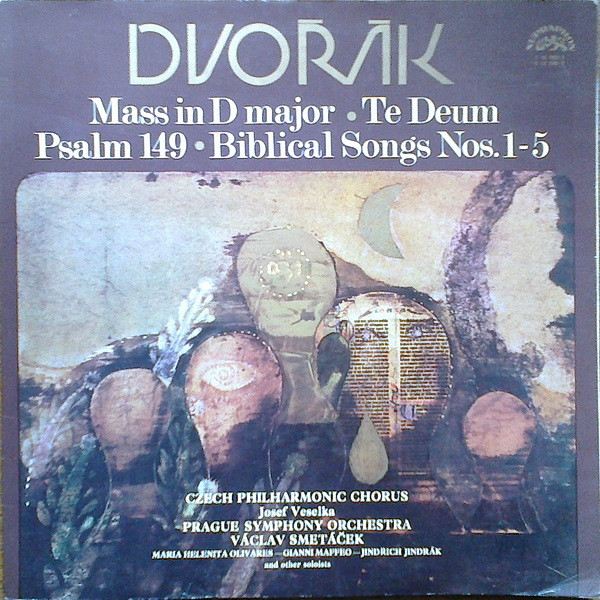 Dvořák*, Czech Philharmonic Chorus, Josef Veselka, Prague Symphony Orchestra*, Václav Smetáček - Mass In D Major / Te Deum / Psalm 149 / Biblical Songs Nos. 1.5 - Near Mint (NM or M-) - Vinyl