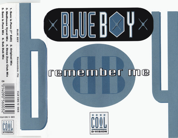 Blue Boy - Remember Me - Near Mint (NM or M-) - CD
