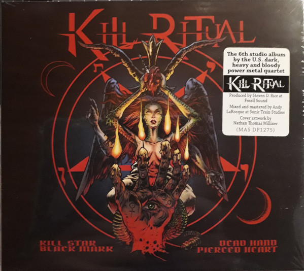 Kill Ritual - Kill Star Black Mark Dead Hand Pierced Heart - Mint (M) - CD