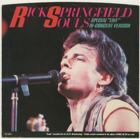 Rick Springfield - Souls - Very Good Plus (VG+) - Vinyl