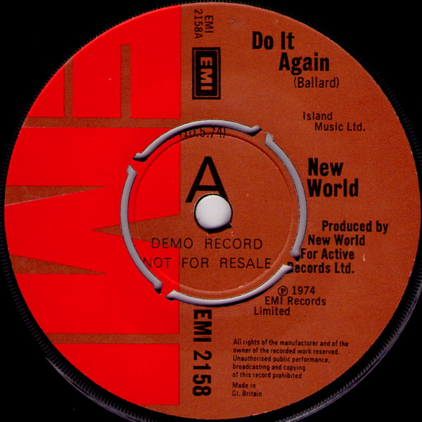 New World (3) - Do It Again - Very Good Plus (VG+) - Vinyl