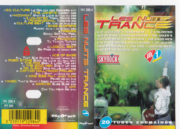 Various - Les Nuits Trance Vol° 1 - Near Mint (NM or M-) - Cassette