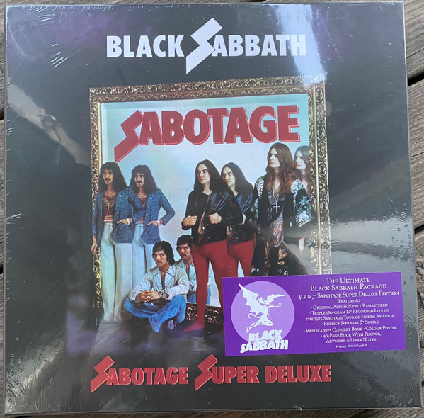 Black Sabbath - Sabotage Super Deluxe - Mint (M) - Vinyl,Vinyl,Vinyl,Box Set