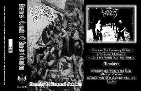 Dizziness (2) - Evocation Of Ancestral Grandeur - Near Mint (NM or M-) - Cassette