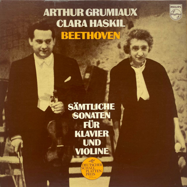 Arthur Grumiaux, Clara Haskil, Beethoven* - Sämtliche Sonaten Für Klavier Und Violine - Near Mint (NM or M-) - Vinyl,Box Set